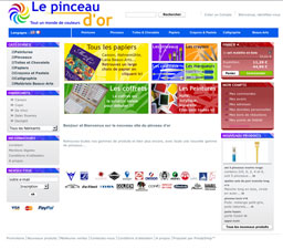 Le Pinceau d'or, c'est un grand choix de peinture artistique.