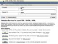 Services de validation HTML / XHTML / XML / WML Validator