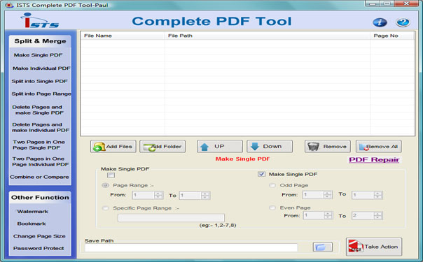 PDF Split and Merge