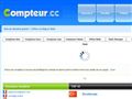 Compteur.cc : Compteur de visite gratuit en flash pour blog et site, horloge, météo pour blog, animation flash